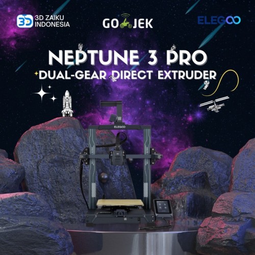Original ELEGOO Neptune 3 Pro Dual-Gear Direct Extruder 3D Printer